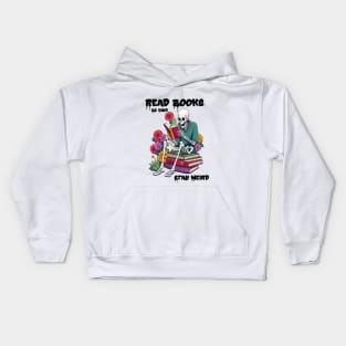 Read Books Be Kind Stay Weird Kids Hoodie